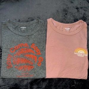 Old Navy Women’s Basic Graphic Tees Bundle